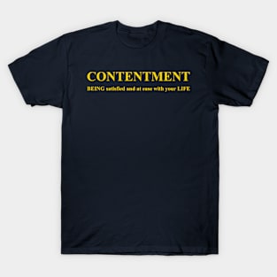 CONTENTMENT V4 T-Shirt